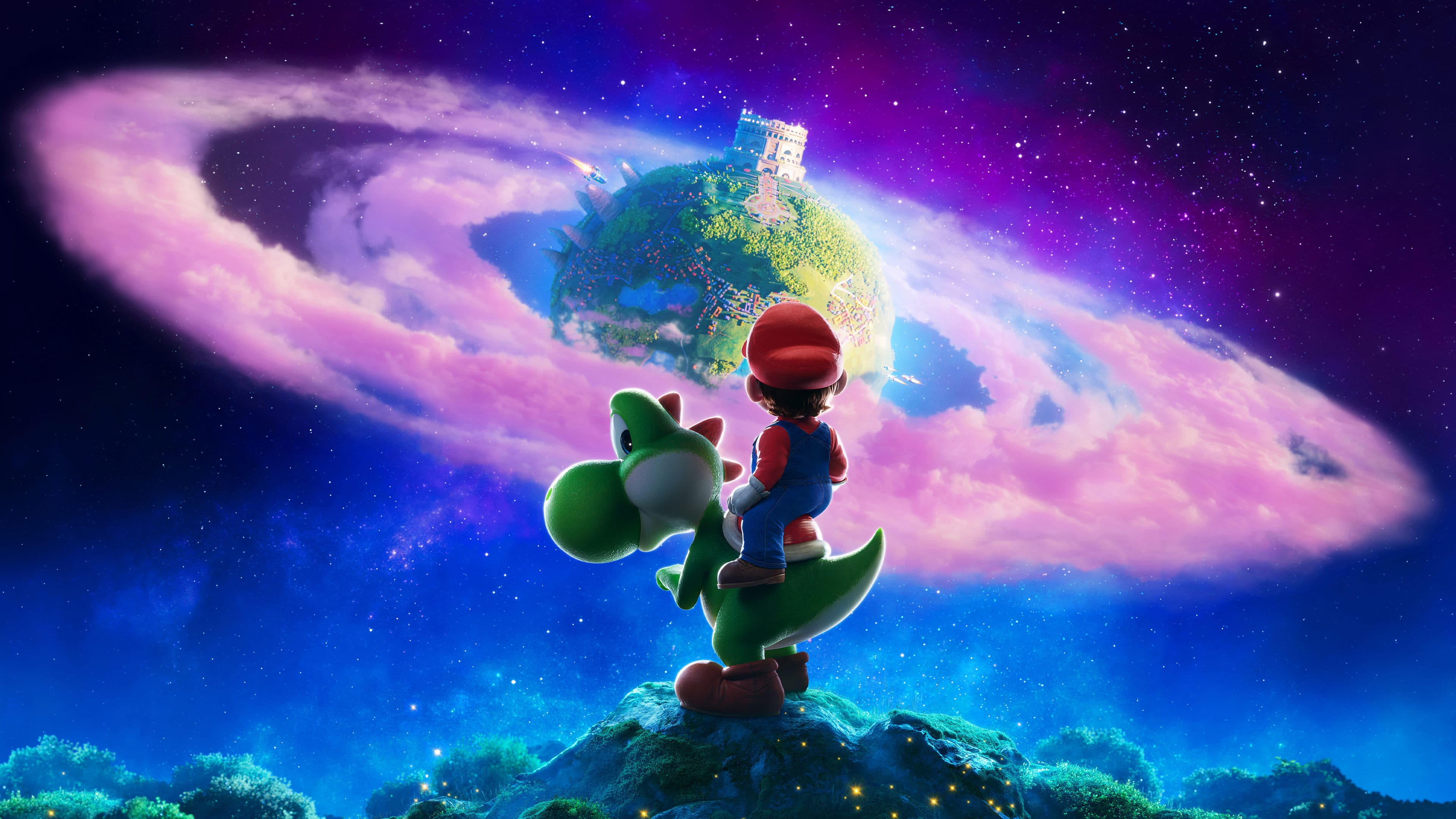 The Super Mario Galaxy Movie background